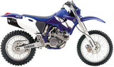 Complete Non-Catalytic Exhaust System With Sound Certification Furore Aluminium Black - Gpr Compatible With Yamaha Wr 400 F (1998-2000)