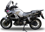 Système D'Échappement Homologué Au Niveau Sonore Furore Aluminium Noir - Gpr Compatible Avec Yamaha Xt 1200 Z Super Ténéré (2010-2016)