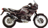Exhaust Tip With Noise Certification Furore Aluminium Black - Gpr Compatible With Yamaha Xtz 750 Super Ténéré (1989-1997)