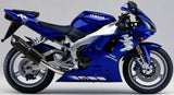 Système D'Échappement Homologué Au Niveau Sonore Furore Aluminium Noir - Gpr Compatible Avec Yamaha Yzf 1000 R1 (1998-2001)