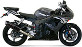 Système D'Échappement Homologué Au Niveau Sonore Furore Aluminium Noir - Gpr Compatible Avec Yamaha Yzf-R6 (2003-2005)