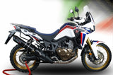 Système D'Échappement Homologué Au Niveau Sonore Furore Aluminium Noir - Gpr Compatible Avec Honda Crf 1000 L Africa Twin (2015-2017)