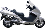 Système D'Échappement Homologué Au Niveau Sonore Furore Aluminium Noir - Gpr Compatible Avec Honda Silver Wing 600 (2001-2006)