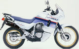 Système D'Échappement Homologué Au Niveau Sonore Furore Aluminium Noir - Gpr Compatible Avec Honda Transalp Xl 600 V (1996-1999)