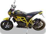Système D'Échappement Homologué Au Niveau Sonore Furore Aluminium Noir - Gpr Compatible Avec Husqvarna Nuda 900 - R (2012-2013)