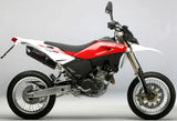 Système D'Échappement Homologué Au Niveau Sonore Furore Aluminium Noir - Gpr Compatible Avec Husqvarna Te 610 E - Sm (2005-2006)
