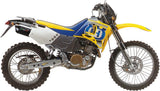Système D'Échappement Homologué Au Niveau Sonore Furore Aluminium Noir - Gpr Compatible Avec Husqvarna Te 410 E - Sms (2000-2004)