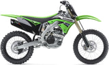 Système D'Échappement Complet Sans Catalyseur Et Homologué Au Niveau Sonore Furore Aluminium Noir - Gpr Compatible Avec Kawasaki Kx 250 F (2004-2008)