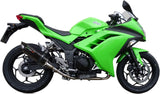 Système D'Échappement Complet Avec Catalyseur Et Homologation Acoustique Furore Aluminium Noir - Gpr Compatible Avec Kawasaki Ninja 300 R (2012-2017)