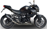 Système D'Échappement Homologué Au Niveau Sonore Furore Aluminium Noir - Gpr Compatible Avec Kawasaki Z 300 (2014-2017)