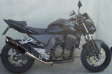 Système D'Échappement Catalytique Avec Homologation Acoustique Furore Aluminium Noir - Gpr Compatible Avec Kawasaki Z 750 - S (2004-2006)