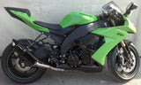 Système D'Échappement Homologué Au Niveau Sonore Furore Aluminium Noir - Gpr Compatible Avec Kawasaki Zx-10R (2008-2009)