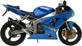 Système D'Échappement Homologué Au Niveau Sonore Furore Aluminium Noir - Gpr Compatible Avec Kawasaki Zx 6R 636 (2003-2004)