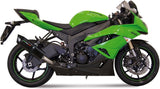 Système D'Échappement Homologué Au Niveau Sonore Furore Aluminium Noir - Gpr Compatible Avec Kawasaki Zx 6R Ie (2009-2023)