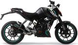 Échappement Sans Homologation Sonore Furore Aluminium Noir - Gpr Compatible Avec Ktm 200 Duke (2012-2016)