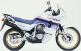 Système D'Échappement Homologué Au Niveau Sonore Ghisa Acier Noir - Gpr Compatible Avec Honda Transalp Xl 600 V (1996-1999)