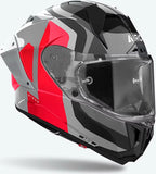 Casque Intégral Pour Moto Airoh Gp800 - Gp8C55 Hpc Carbon Rouge Gloss Competition Taille L