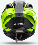 Casque Intégral Pour Moto Airoh Gp800 - Gp8Ma31 Hpc Carbon Jaune Gloss Master Taille M