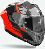 Casque Intégral Pour Moto Airoh Gp800 - Gp8Ma32 Hpc Carbon Orange Gloss Master Taille Xs