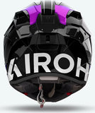 Casque Intégral Pour Moto Airoh Gp800 - Gp8Mu18 Hpc Carbon Bleu Gloss Must Taille Xs