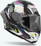 Casque Intégral Pour Moto Airoh Gp800 - Gp8Mu54 Hpc Carbon Multicolore Mat Must Taille Xl