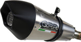 Exhaust Tip With Noise Certification Gp Evo4 Titanium - Gpr Compatible With Yamaha Mt-03 300 (2021-2023)