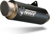 Complete Non-Catalytic Exhaust System With Sound Certification Gppro Steel Black - Mivv Compatible With Honda Cb 125 R (2018-2020)