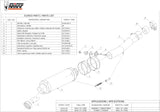 Système D'Échappement Non Catalysé Et Homologué Au Niveau Sonore Gp Acier Noir - Mivv Compatible Avec Honda Cbr 600 Fs (2001-2003)