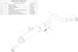 Système D'Échappement Catalytique Avec Homologation Acoustique X-Cone Acier - Mivv Compatible Avec Honda Hornet 600 (2003-2006)