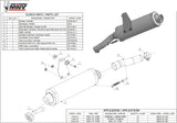 Système D'Échappement Homologué Au Niveau Sonore Oval Acier - Mivv Compatible Avec Honda Xlv 650 Transalp (2005-2007)