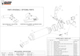 Système D'Échappement Non Catalysé Et Homologué Au Niveau Sonore Gp Acier Noir - Mivv Compatible Avec Honda Cb 1000 R (2008-2017)