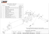 Système D'Échappement Homologué Au Niveau Sonore Oval Carbon Carbon - Mivv Compatible Avec Honda Xl 125 Varadero (2007-2011)