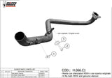 Tuyau De Raccordement Non Catalysé - Mivv Compatible Avec Honda X-Adv 750 (2017-2024)