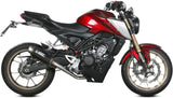 Système D'Échappement Complet Sans Catalyseur Et Homologué Au Niveau Sonore Gppro Carbon - Mivv Compatible Avec Honda Cb 125 R (2021-2024)