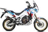 Système D'Échappement Homologué Au Niveau Sonore Dakar Acier Noir - Mivv Compatible Avec Honda Crf 1100 L Africa Twin (2020-2023)