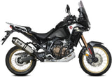 Système D'Échappement Homologué Au Niveau Sonore Speed Edge Acier Carbon - Mivv Compatible Avec Honda Crf 1100 L Africa Twin (2020-2023)
