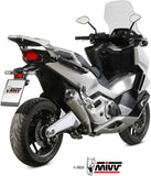 Système D'Échappement Homologué Au Niveau Sonore Delta Race Acier Carbon - Mivv Compatible Avec Honda Forza 750 (2021-2024)