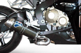 Système D'Échappement Homologué Au Niveau Sonore Oval Carbon - Termignoni Compatible Avec Honda Cbr 1000 Rr (2008-2011)