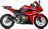 Système D'Échappement Complet Non Catalysé Et Sans Homologation Acoustique Mk3 Carbon - Mivv Compatible Avec Honda Cbr 500 R (2019-2020)