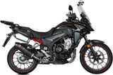 Système D'Échappement Homologué Au Niveau Sonore Oval Carbon Carbon - Mivv Compatible Avec Honda Cb 500 X (2021-2024)