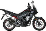Système D'Échappement Complet Sans Catalyseur Et Homologué Au Niveau Sonore Gppro Acier Noir - Mivv Compatible Avec Honda Cb 500 X (2021-2024)