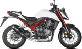 Système D'Échappement Complet Sans Catalyseur Et Homologué Au Niveau Sonore Gppro Carbon - Mivv Compatible Avec Honda Cb 750 Hornet (2023-2024)