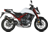 Système D'Échappement Homologué Au Niveau Sonore Oval Carbon Carbon - Mivv Compatible Avec Honda Cb 750 Hornet (2023-2024)