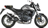 Système D'Échappement Complet Sans Catalyseur Et Homologué Au Niveau Sonore Sr-1 Acier Noir - Mivv Compatible Avec Honda Cb 750 Hornet (2023-2024)
