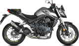 Système D'Échappement Homologué Au Niveau Sonore Sr-1 Acier Noir - Mivv Compatible Avec Honda Cb 750 Hornet (2023-2024)
