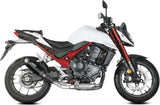 Système D'Échappement Complet Sans Catalyseur Et Homologué Au Niveau Sonore Gppro Acier Noir - Mivv Compatible Avec Honda Cb 750 Hornet (2023-2024)
