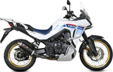 Système D'Échappement Homologué Au Niveau Sonore Oval Acier Noir - Mivv Compatible Avec Honda Xl 750 Transalp (2023-2024)
