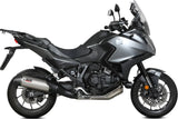 Système D'Échappement Homologué Au Niveau Sonore Oval Titanium Carbon - Mivv Compatible Avec Honda Nt 1100 (2022-2024)