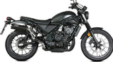 Système D'Échappement Homologué Au Niveau Sonore Hr-1 Acier Noir - Mivv Compatible Avec Honda Cl 500 (2023-2024)