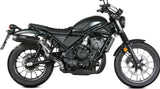 Système D'Échappement Homologué Au Niveau Sonore Hr-1 Acier Noir Carbon - Mivv Compatible Avec Honda Cl 500 (2023-2024)